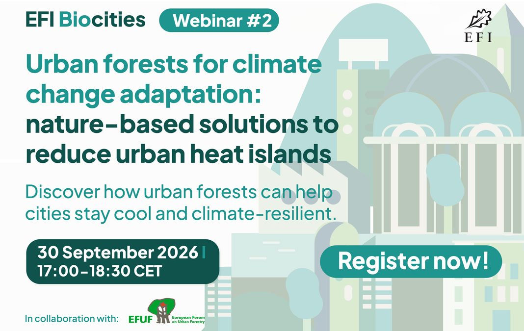 Webinar: Urban forests for climate change adaptation