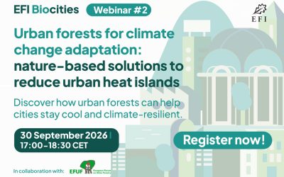 Webinar: Urban forests for climate change adaptation